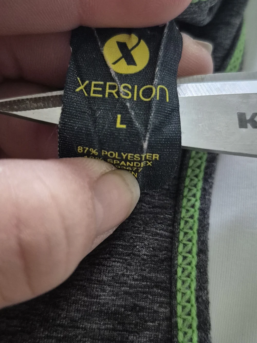Xersion Charcoal Gray Racerback Tank Top